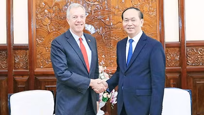 Chủ tịch nước Trần Đại Quang tiếp Đại sứ Hoa Kỳ chào kết thúc nhiệm kỳ