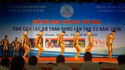 Khai mạc “Giải vô địch thể dục thể hình các CLB Toàn quốc”