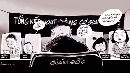 Gài người nhà, không tìm người tài