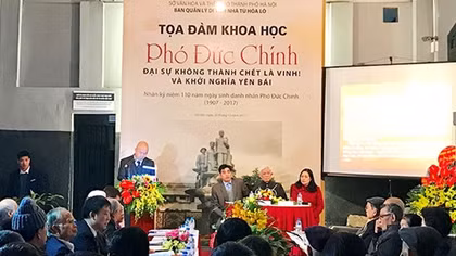 Danh nhân Phó Đức Chính “không thành công nhưng đã thành nhân”