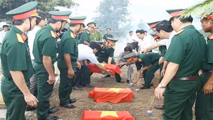 Người cung cấp thông tin chính xác, quy tập 1 hài cốt liệt sĩ sẽ được bồi dưỡng 3 triệu đồng