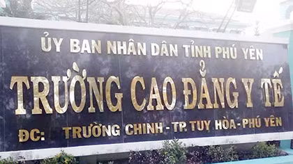 Trường Cao đẳng Y tế 1 tỉnh chi tiếp khách bằng tiền học phí hàng tỷ đồng