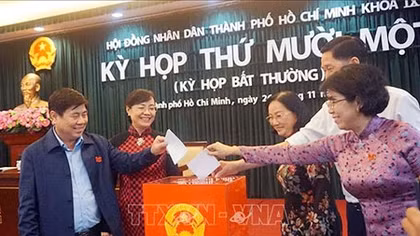 HĐND TP Hồ Chí Minh kiện toàn công tác nhân sự chuyên trách
