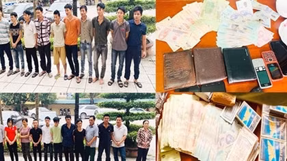 Triệt xoá 2 sới bạc, bắt giữ 24 đối tượng, thu gần 100 triệu đồng