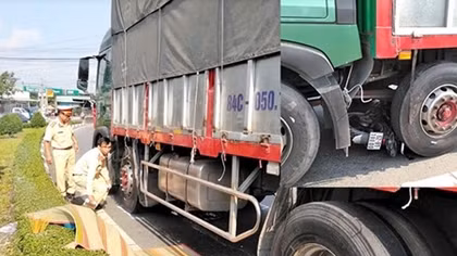 Xe tải va chạm xe máy, một phụ nữ tử vong tại chỗ