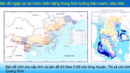 Đã có bản đồ các vùng ngập lụt khi có mưa lũ, siêu bão