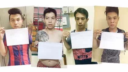 Nhóm cướp táo tợn sa lưới