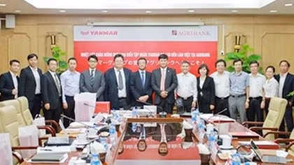 Agribank tiếp và làm việc với Tập đoàn Yanmar - Nhật Bản