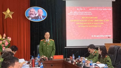 Hội thảo khoa học "Đảm bảo an ninh xã hội, an ninh con người và xây dựng tư duy mới về An ninh quốc gia"