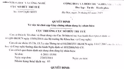 Nghịch lý Cục Sở hữu trí tuệ thua kiện