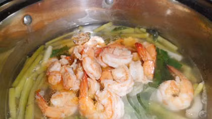  Bồng bồng mà nấu canh tôm…