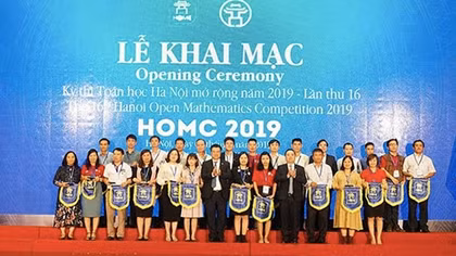 Khai mạc kỳ thi Toán học Hà Nội mở rộng năm 2019