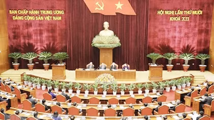 Thông báo về ngày làm việc đầu tiên Hội nghị Trung ương 10, khóa XII