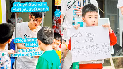 Lễ hội Tắt đèn bật ý tưởng: Hành động vì môi trường xanh
