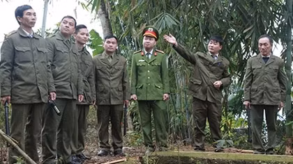 Người Trưởng Công an xã tận tụy với công việc