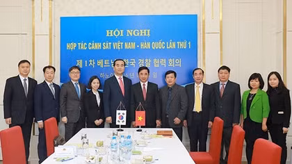 Tăng cường hợp tác giữa Bộ Công an Việt Nam và Cơ quan Cảnh sát quốc gia Hàn Quốc