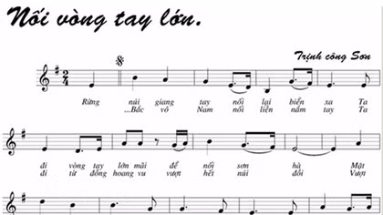 Về việc ca khúc "Nối vòng tay lớn" phải xin cấp phép biểu diễn!