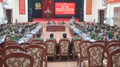 Hội nghị giao ban về đấu tranh, phòng chống tội phạm ma túy tuyến Đông Bắc