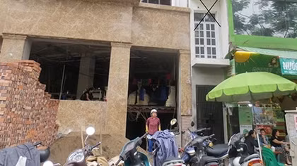 Chưa xử lý dứt điểm ngôi nhà siêu mỏng trên phố Lý Thường Kiệt