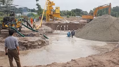 Xử lý cát biển thành cát xây dựng theo tiêu chuẩn