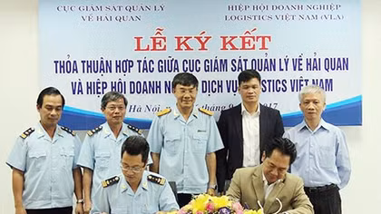 Hải quan ký thoả thuận hợp tác với Hiệp hội doanh nghiệp logistics