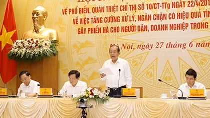 Xử lý nghiêm người đứng đầu nếu để xảy ra “tham nhũng vặt”