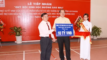 Sao Mai Group và trách nhiệm với xã hội