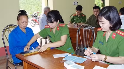 Ghi nhận từ những chuyến cấp căn cước công dân tại vùng nông thôn Thái Nguyên