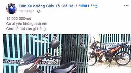 Tìm bị hại vụ lừa đảo bán xe qua mạng xã hội