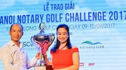 Golfer nữ Trần Mai Anh vô địch giải HANOI NOTARY GOLF CHALLENGE 2017