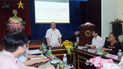  Thủ tướng thăm và làm việc với Ban chỉ đạo Tây Nguyên