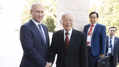 Tổng Bí thư Nguyễn Phú Trọng hội đàm với Tổng thống Nga Vladimir Putin
