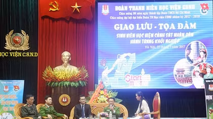 Tọa đàm trang bị hành trang khởi nghiệp cho sinh viên Học viện CSND