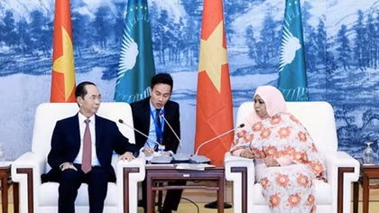Chủ tịch nước hội kiến Quyền Chủ tịch Ủy ban Liên minh châu Phi