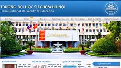 Xuất hiện website giả mạo trường ĐH Sư phạm Hà Nội để tuyển sinh