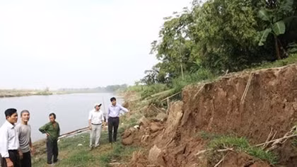 Hà Nội: Mưa lớn làm phát sinh 14 sự cố đê điều, thủy lợi
