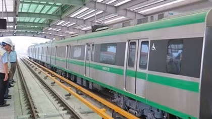 Hà Nội sắp chạy thử tuyến đường sắt đô thị Cát Linh-Hà Đông