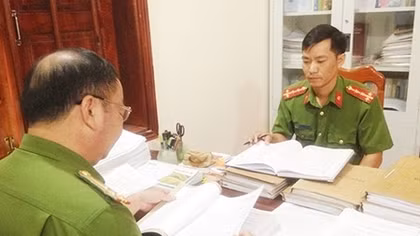 Cán bộ Đồn Công an Đắk Ngo nhiệt huyết với công việc