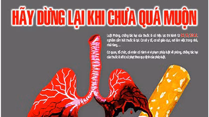 Xây dựng đơn vị không thuốc lá trong CAND