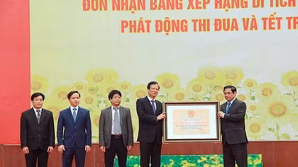 Tuyên Quang đón nhận Bằng xếp hạng Di tích Quốc gia đặc biệt Kim Bình