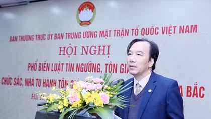 Đưa Luật Tín ngưỡng, tôn giáo đi vào cuộc sống