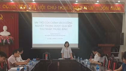 Vai trò của chính sách công nghiệp để vượt qua bẫy thu nhập trung bình