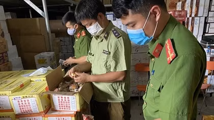 Thu giữ 22.000 bánh nướng nhập lậu từ Trung Quốc