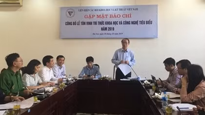 Tôn vinh 112 trí thức khoa học và công nghệ tiêu biểu năm 2019