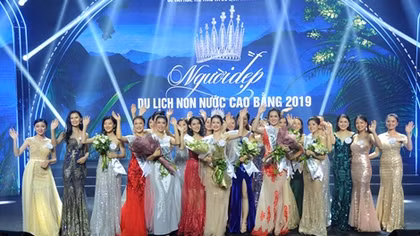 Nữ Cảnh sát đoạt giải Nhì trong cuộc thi Người đẹp Cao Bằng