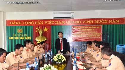 Thứ trưởng Nguyễn Văn Sơn kiểm tra công tác đảm bảo ATGT phục vụ GEF 6