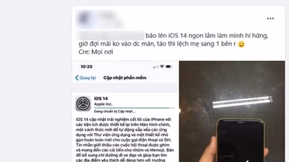 Người dùng điên đầu vì lỗi trên iOS 14
