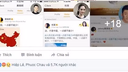 Fan Việt “tẩy chay” thần tượng Hoa ngữ công khai ủng hộ “đường lưỡi bò” 