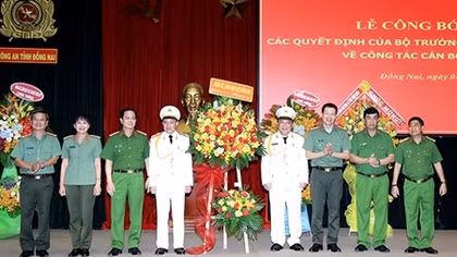 Công an tỉnh Đồng Nai có hai Phó Giám đốc mới