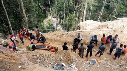 Sập mỏ khai thác vàng tại Indonesia, 9 người chết